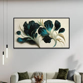 Abstract Elegant Floral Canvas Wall Painting - All India Decor