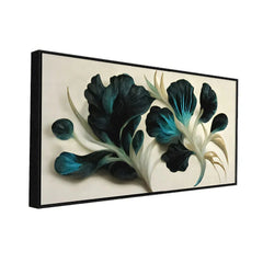 Abstract Elegant Floral Canvas Wall Painting - All India Decor