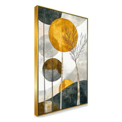 Canvas Framed Boho Painting Wall Art for Living Room - All India Decor