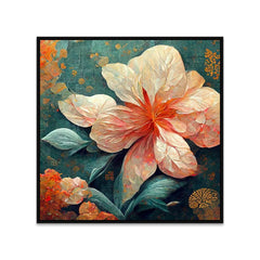 Contemporary Abstract 3d Flower Canvas Painting - All India Decor