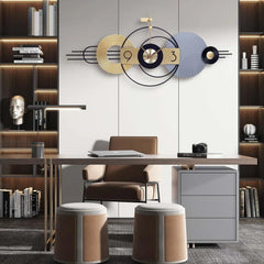 Fancy Metal Wall Clock - All India Decor