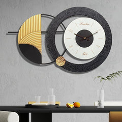 Geometric Textured Wall Clock - All India Decor