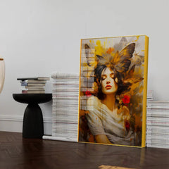 Artistic Brilliance Girl Elevate Your Walls with Modern Acrylic Paintings - All India Decor