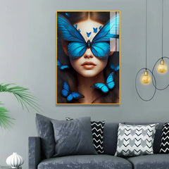 Contemporary Butterfly on Chic: Modern Acrylic Wall Paintings for Today's Homes - All India Decor