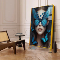 Contemporary Butterfly on Chic: Modern Acrylic Wall Paintings for Today's Homes - All India Decor