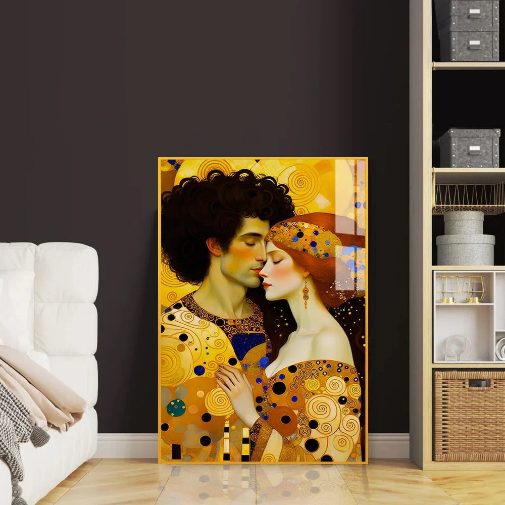 The Beauty of Couple Modern Acrylic Wall Paintings & Arts - All India Decor