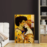 The Beauty of Couple Modern Acrylic Wall Paintings & Arts - All India Decor