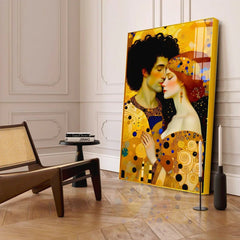 The Beauty of Couple Modern Acrylic Wall Paintings & Arts - All India Decor