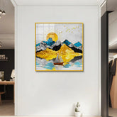 Beautiful Modern Design Sunrise Nature Acrylic Wall Paintings & Arts - All India Decor