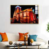 Beautiful Kedarnath Dhaam Acrylic Wall Paintings & Arts - All India Decor
