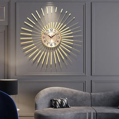 gold wall clock