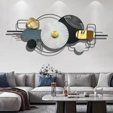 Royal Abstract Geometric Luxury Metal Wall Art - All India Decor