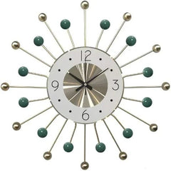 Modern Metal Multicolor Ball Wall Clock - All India Decor