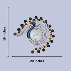 New Peacock Clock Design - All India Decor