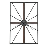Rectangle Shape Metal Wall Clock - All India Decor