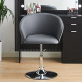 Grey Homy Swivel Bar Stool/Chair - All India Decor