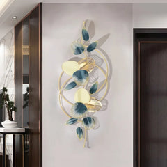 Modern Metal Leaves Wall Art - All India Decor