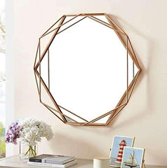 Hexagon Wall Mirror - All India Decor