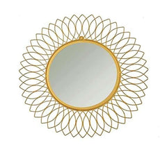 Sunflower Metal Frame Mirror - All India Decor