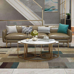 Trio Golden Nesting Tables Set of 3 - All India Decor