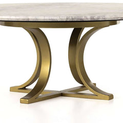White Cisco Marble Nesting Table - All India Decor
