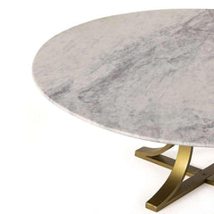 White Cisco Marble Nesting Table - All India Decor