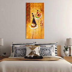 Girl Spanish Dancing Girl Canvas Wall Painting - All India Decor