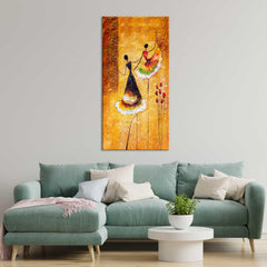 Girl Spanish Dancing Girl Canvas Wall Painting - All India Decor