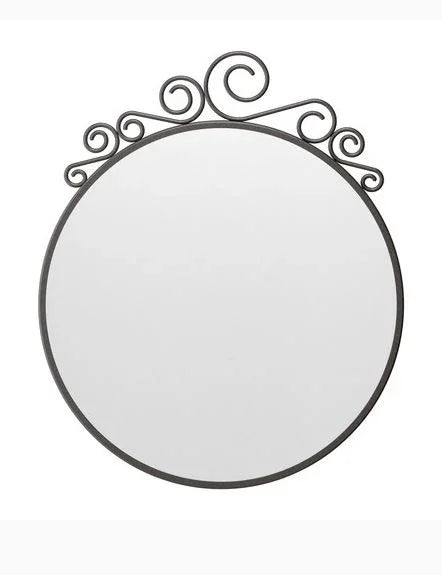 Iron Black Mirror - All India Decor