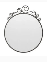 Iron Black Mirror - All India Decor