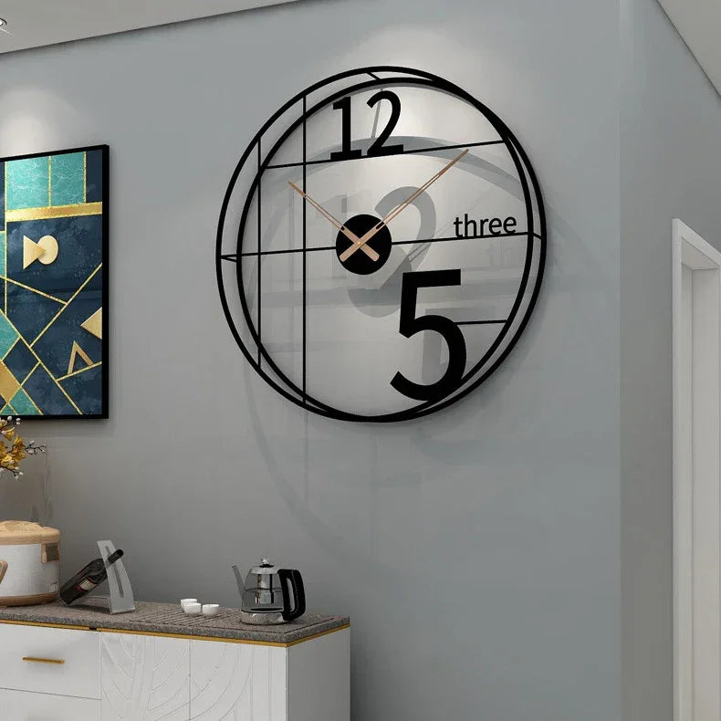 Simple Round Wall Clock - All India Decor