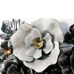 White Sapphire Metal Wall Art - All India Decor