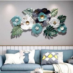 Natural Leaves Metal Wall Art - All India Decor