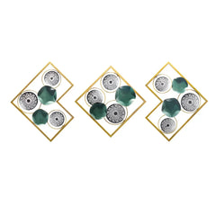 Lotus Leaves Metal Wall Art - All India Decor