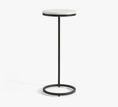 Round Marble C-Side Table - All India Decor
