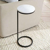 Round Marble C-Side Table - All India Decor