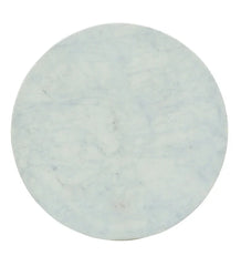 Metal End Table In White Colour - All India Decor