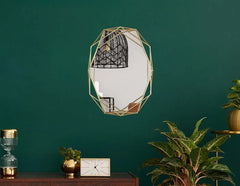 Geometric Dressing Wall Mirror - All India Decor