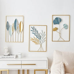 3 Panel Metal Wall Art - All India Decor