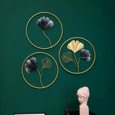 Minimalist Metal Wall Art Decor Set of 3 - All India Decor