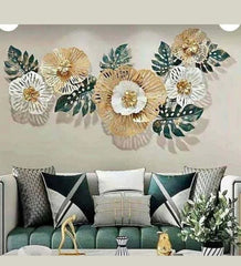 Iron Abstract Wall Art in Multicolor - All India Decor