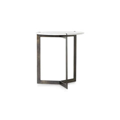 Stylish Marble End Table - All India Decor