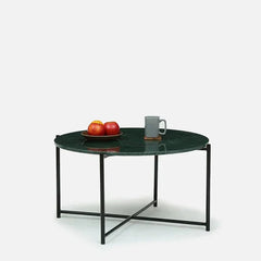Metal Coffee Table In Green Colour - All India Decor