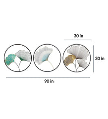 Metal Circles Wall Art in Multicolour - All India Decor