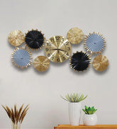 Metal Decorative Horizontal Wall Clock - All India Decor