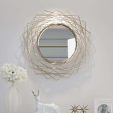 Geometric Wall Accent Mirror - All India Decor
