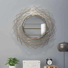Geometric Wall Accent Mirror - All India Decor