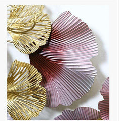 Red Floral Metal Wall Art - All India Decor