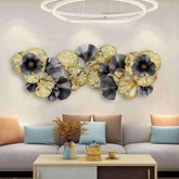 Black and Gold Wrought Iron Wall Art - All India Decor