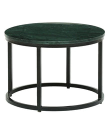Metal Nesting Coffee Table Set In Green Colour - All India Decor